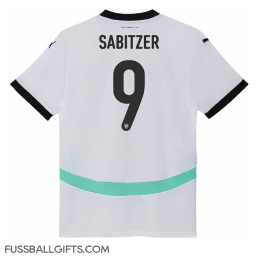 Österreich Marcel Sabitzer #9 Fußballbekleidung Auswärtstrikot EM 2024 Kurzarm